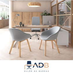 PETIT FAUTEUIL TILOS - PIEDS BOIS