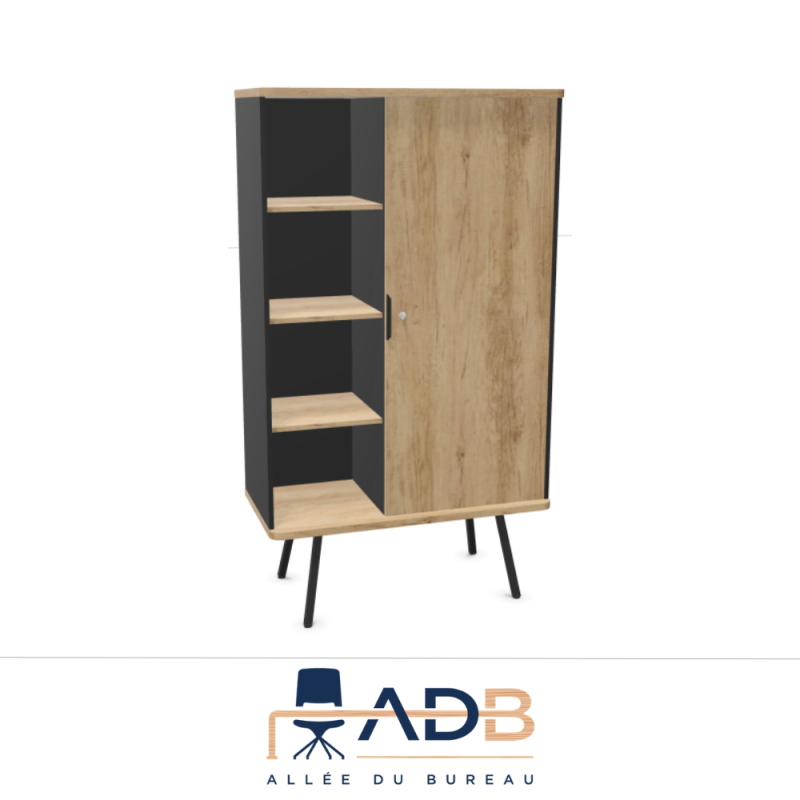 ARMOIRE PIEDS MÉTAL ALTO