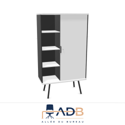 ARMOIRE PIEDS MÉTAL ALTO
