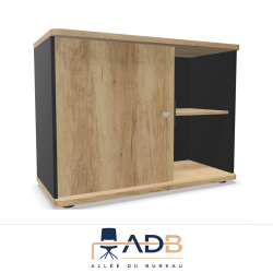 ARMOIRE BASSE SUR PATINS ALTO