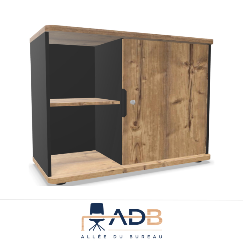 ARMOIRE BASSE SUR PATINS ALTO