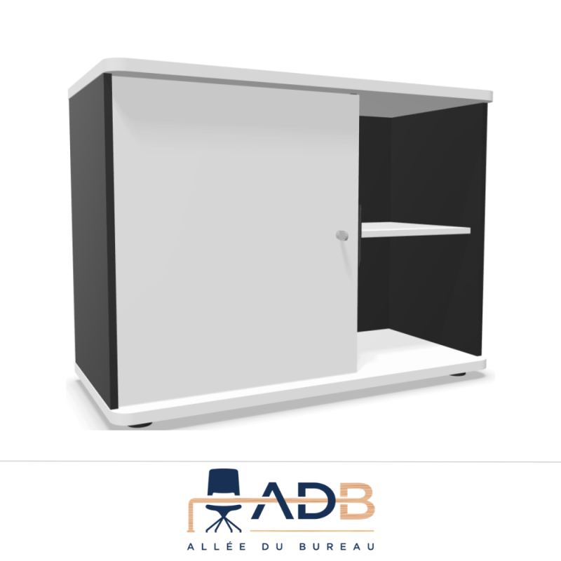 ARMOIRE BASSE SUR PATINS ALTO