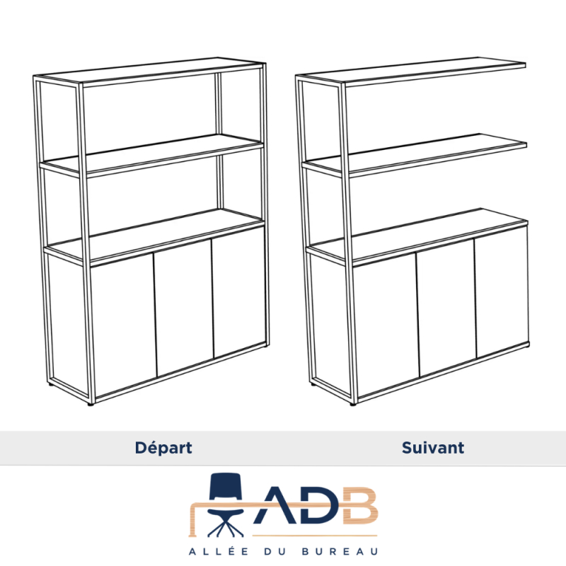 BIBLIOTHEQUE ALTO - LG.120CM