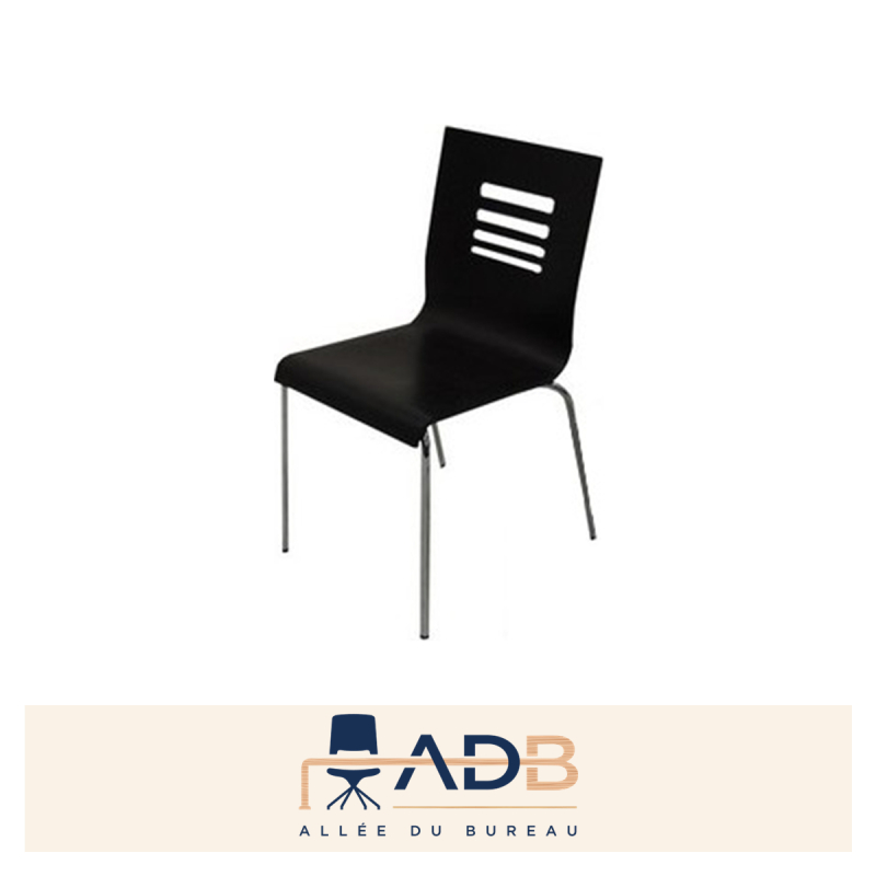 CHAISE PIEDS 4 CHROMÉS