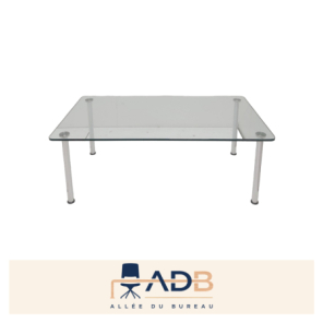 TABLE BASSE EN VERRE