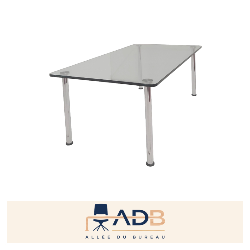 TABLE BASSE EN VERRE