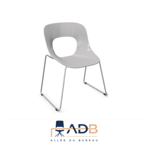 LOT DE 4 CHAISES HOLE EN POLYPROPYLENE