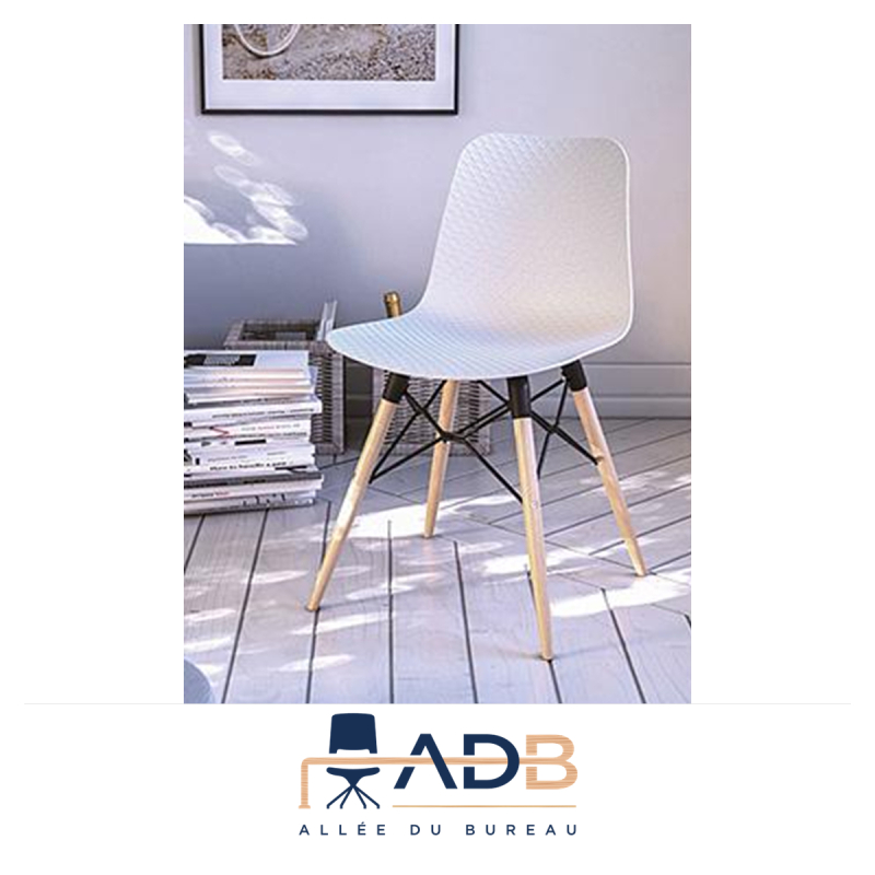 CHAISE VISITEUR "NUT" (LOT DE 4)