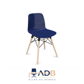 LOT DE 4 CHAISES VISITEUR NUT