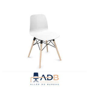 LOT DE 4 CHAISES VISITEUR NUT