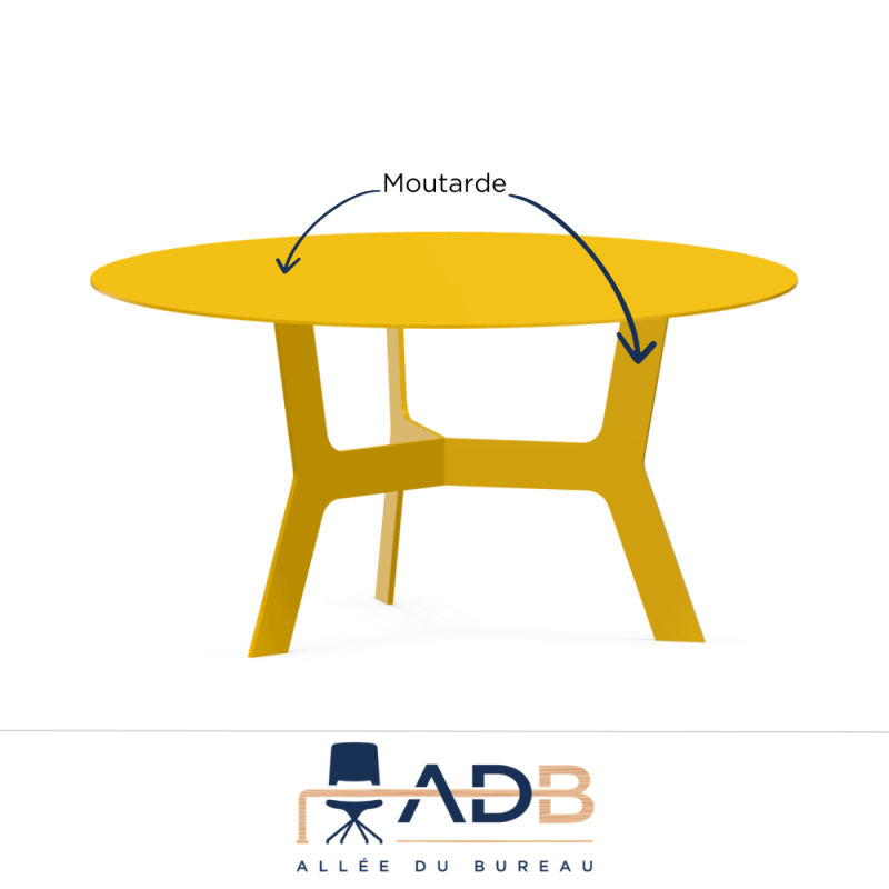 TABLE MÉTALLIQUE - PODIO