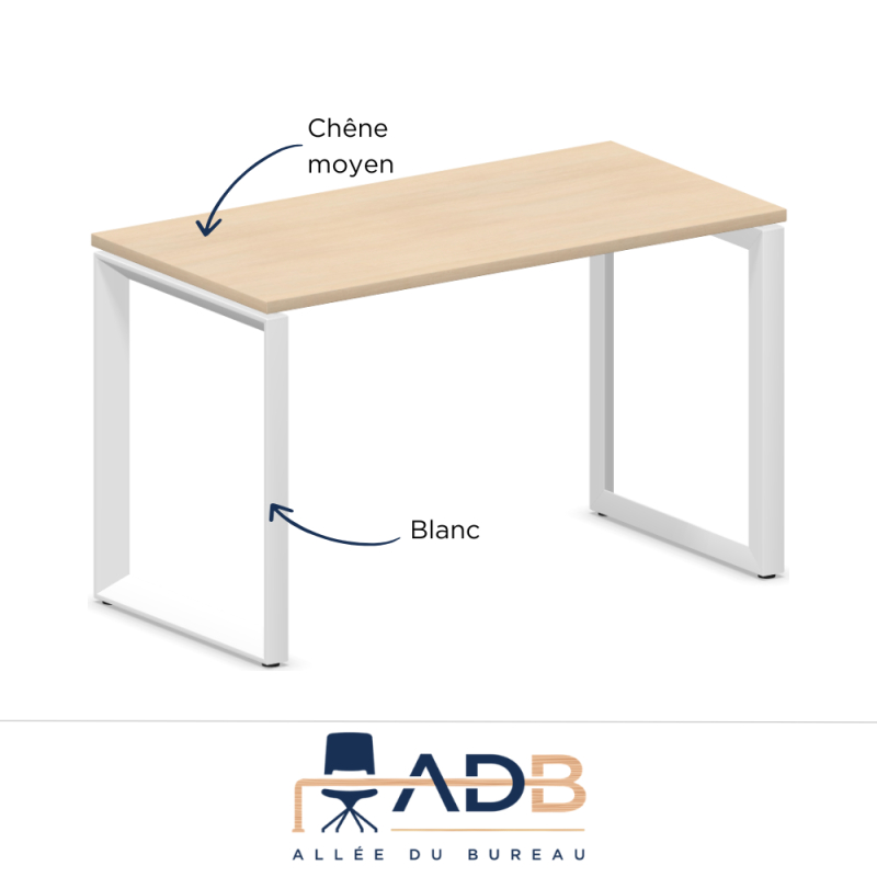 BUREAU PIEDS FERMÉS - STAR