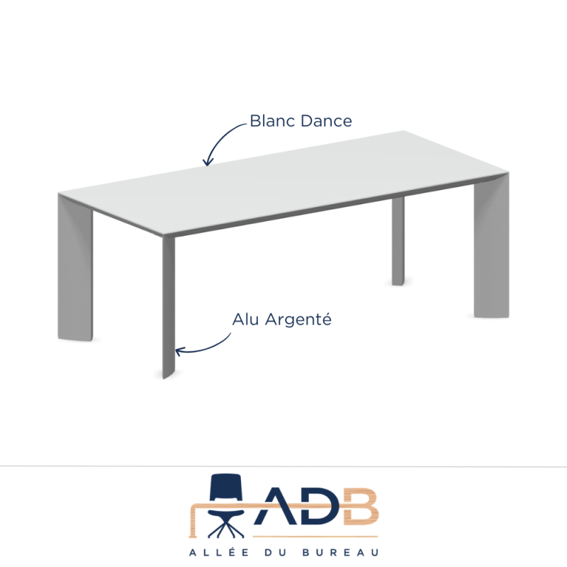 BUREAU EN VERRE - KONO