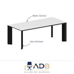 BUREAU EN VERRE - KONO