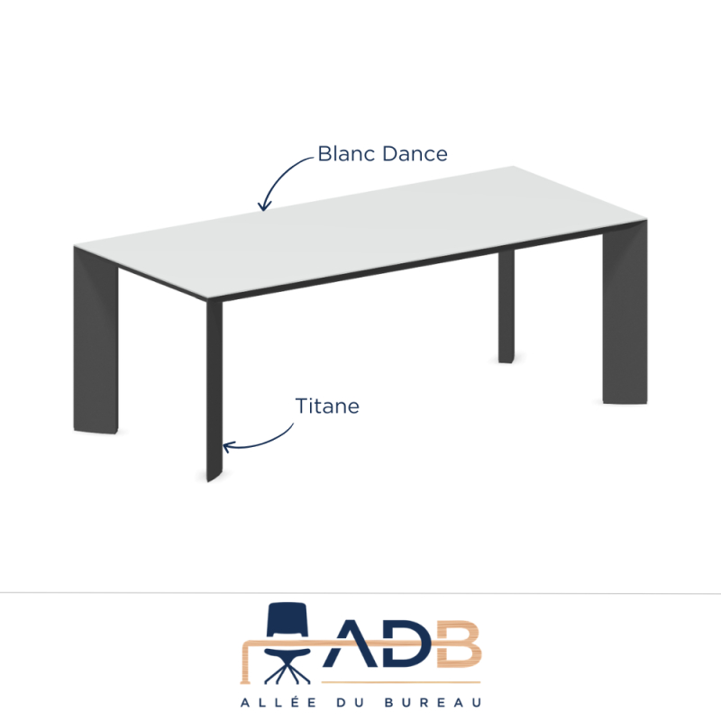 BUREAU EN VERRE - KONO