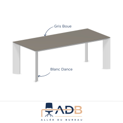 BUREAU EN VERRE - KONO