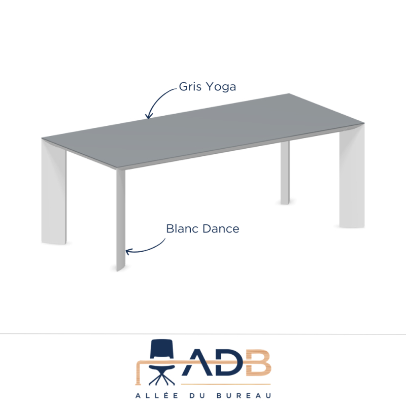 BUREAU EN VERRE - KONO