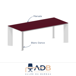 BUREAU EN VERRE - KONO