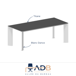 BUREAU EN VERRE - KONO