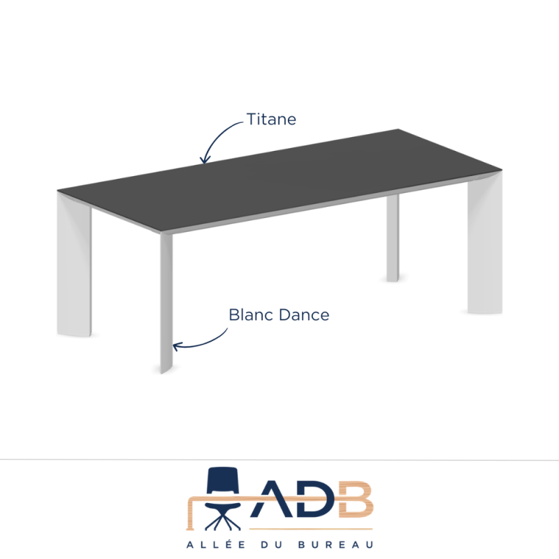 BUREAU EN VERRE - KONO
