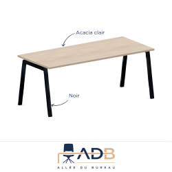 BUREAU PIEDS MÉTAL - BORN