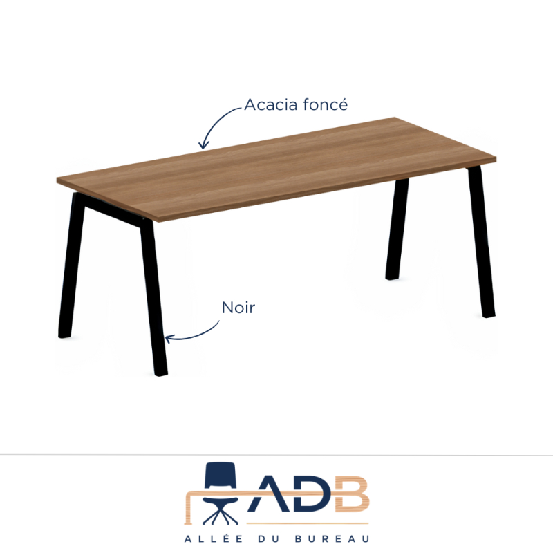 BUREAU PIEDS MÉTAL - BORN