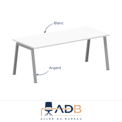 BUREAU PIEDS MÉTAL - BORN