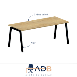 BUREAU PIEDS MÉTAL - BORN