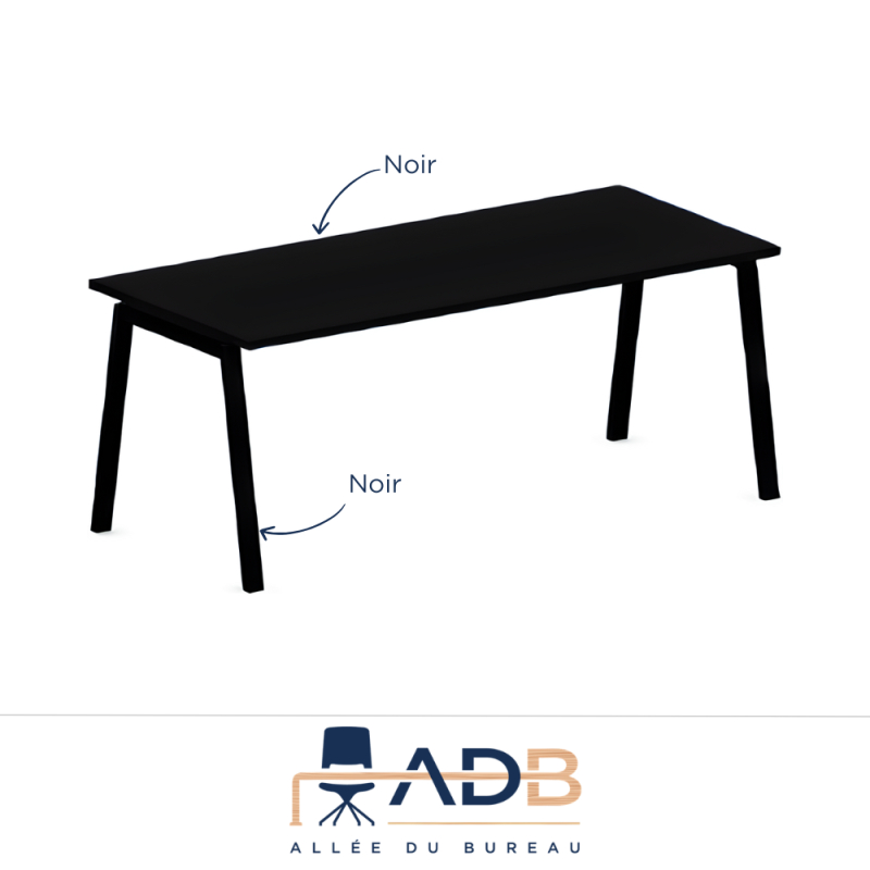BUREAU PIEDS MÉTAL - BORN