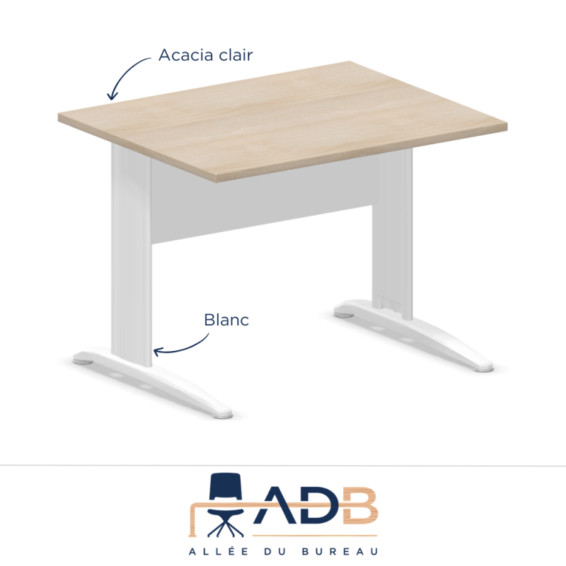 BUREAU PIEDS METAL - TONO