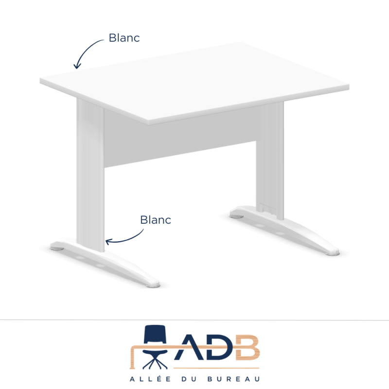 BUREAU PIEDS METAL - TONO