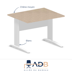 BUREAU PIEDS METAL - TONO