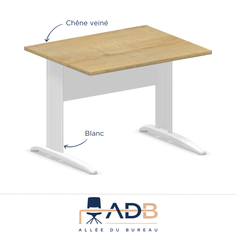 BUREAU PIEDS METAL - TONO