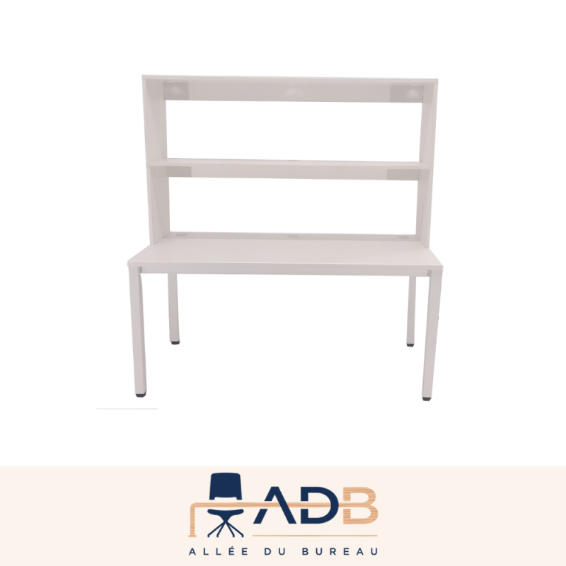 TABLE DE TRAVAIL AVEC RÉHAUSSE