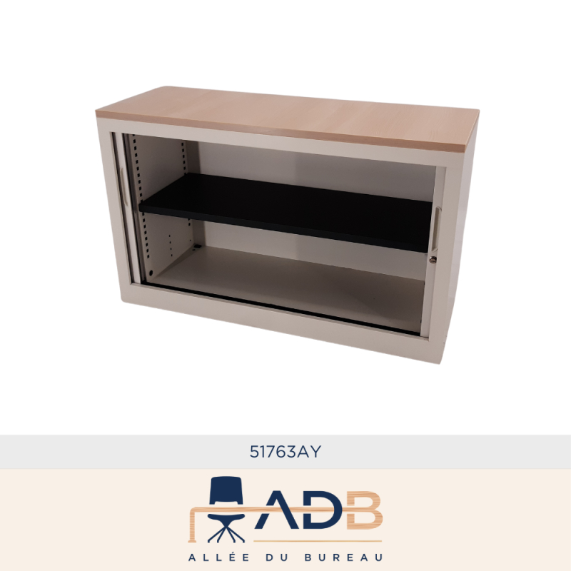 ARMOIRE CRÉDENCE À RIDEAUX