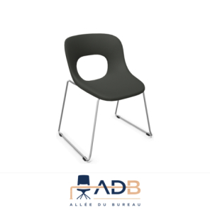 LOT DE 2 CHAISES HOLE EN TISSU
