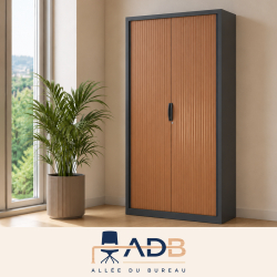 ARMOIRE HAUTE À RIDEAUX