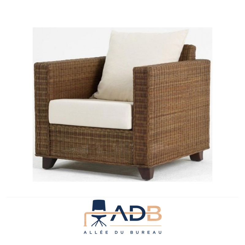 FAUTEUIL D'ACCUEIL "ROTIN"