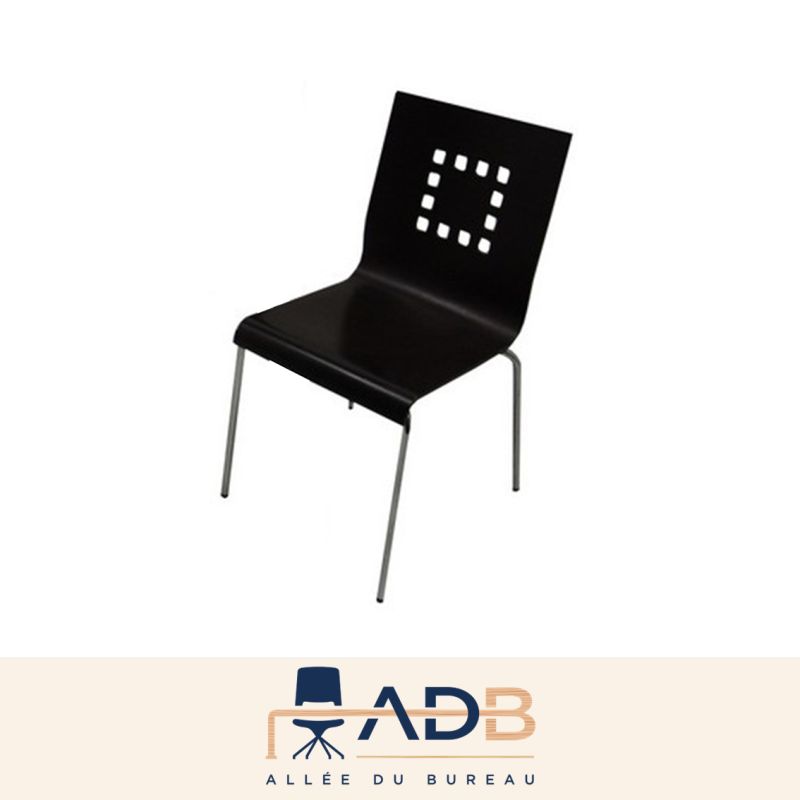 CHAISE PIEDS 4 CHROMÉS
