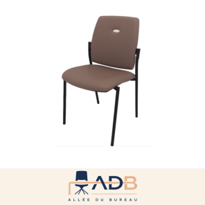 CHAISE VISITEUR SIMILI CUIR - ARTECH DREAM