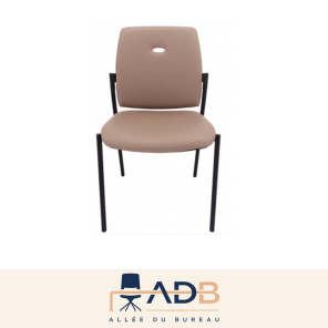 CHAISE VISITEUR SIMILI CUIR - ARTECH DREAM
