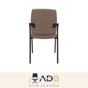 CHAISE VISITEUR SIMILI CUIR - ARTECH DREAM