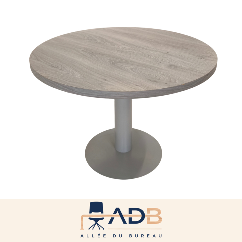 TABLE DE RÉUNION RONDE 3 PERSONNES