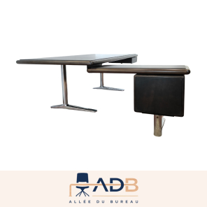 BUREAU DE DIRECTION AVEC RETOUR GAUCHE - WARREN PLATNER