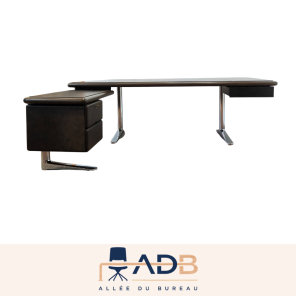 BUREAU DE DIRECTION AVEC RETOUR GAUCHE - WARREN PLATNER