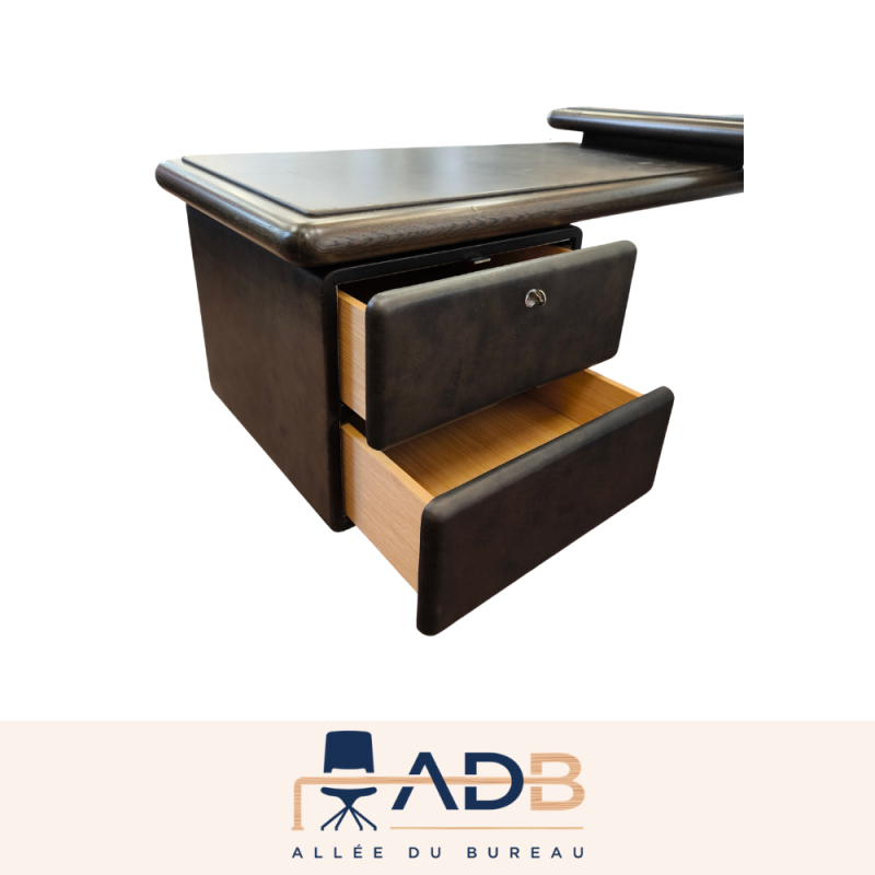 BUREAU DE DIRECTION AVEC RETOUR GAUCHE - WARREN PLATNER