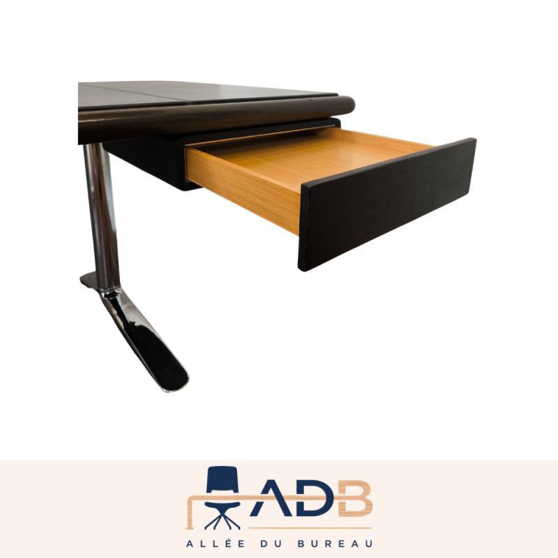BUREAU DE DIRECTION AVEC RETOUR GAUCHE - WARREN PLATNER